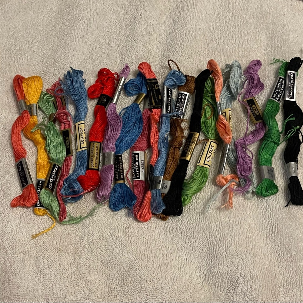 Scrap/Full Embroidery Thread Floss LotY033 Cross Stitch Crafts Embellishments